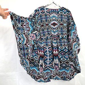 Colorful Love & Legend Batwing Tunic